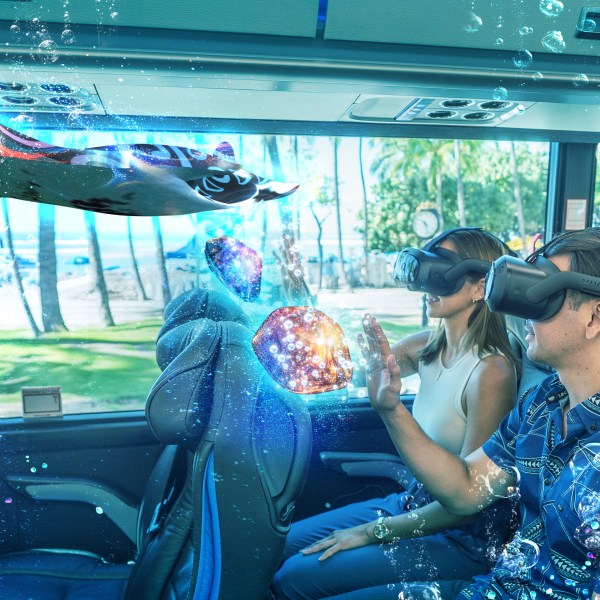 XploreRide Hawaii/Oahu Virtual Reality (VR/AR) Sightseeing Bus Tour