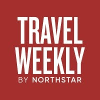 Logo: Travel Weekly by Northstar on a red background.